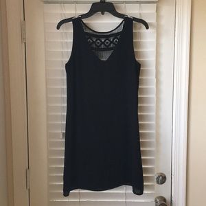 Black Open Back Dress
